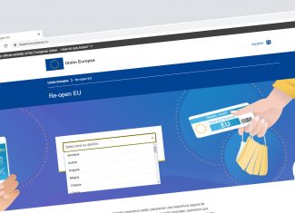 Re-open EU, o site oficial sobre a reabertura de fronteiras